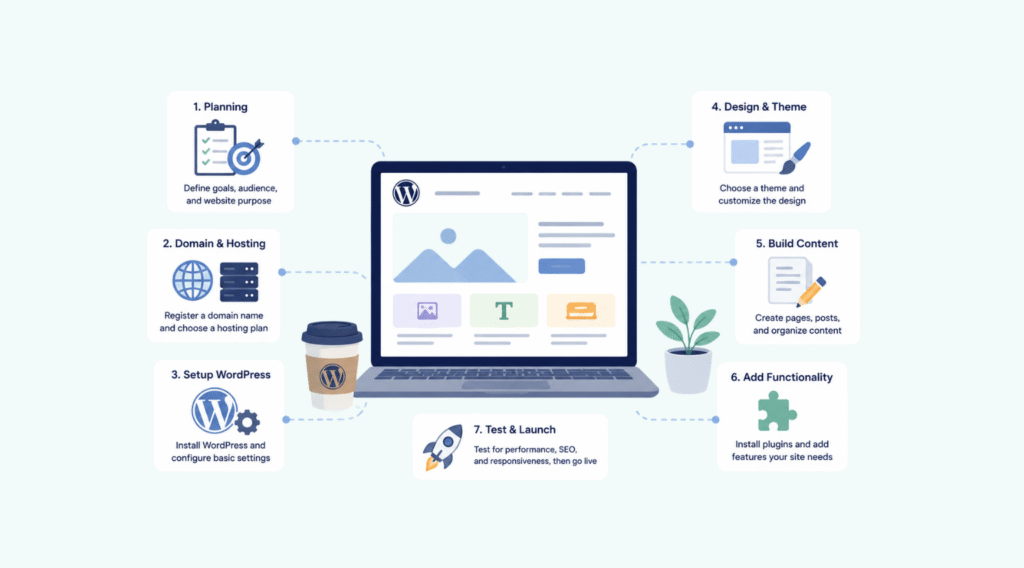 First, What Does "Building a WordPress Website" Actually Involve?